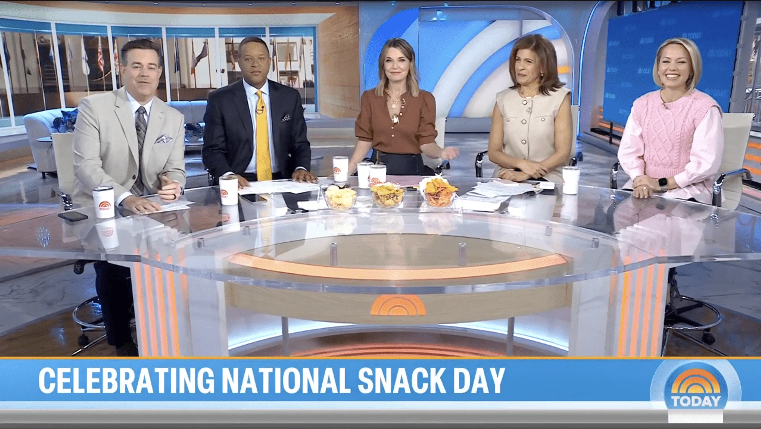 National Snack Day media coverage screenshot